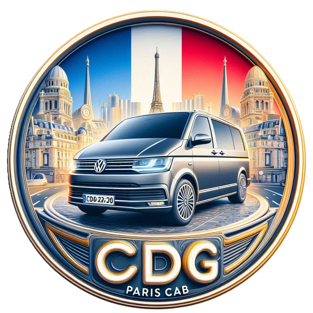 CDG Paris Cab floating logo badge